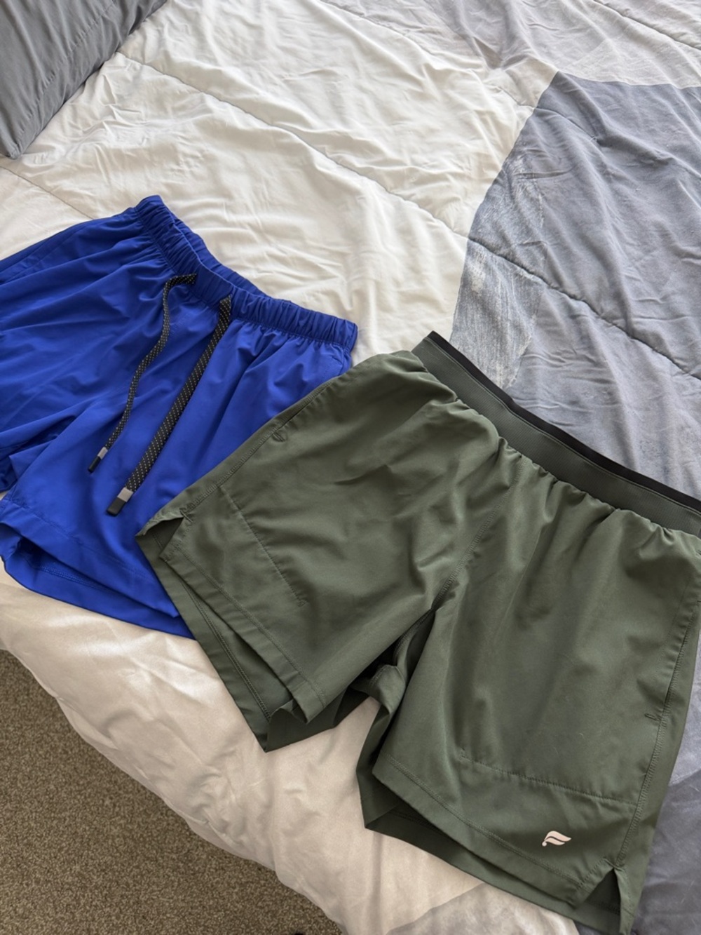 2 Fabletics shorts men’s small 5” inseam